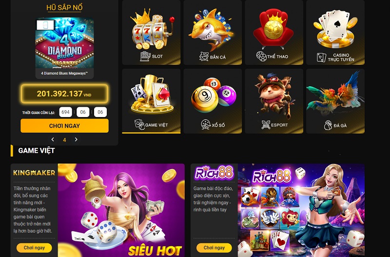 Chất lượng game đỉnh cao, tuyệt đối không gian lận